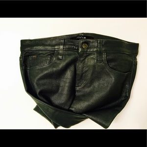 Joes Jeans Leather Skinny Jeans